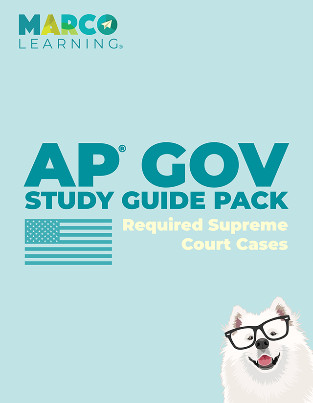Marco Learning's AP U.S. Government Study Guide