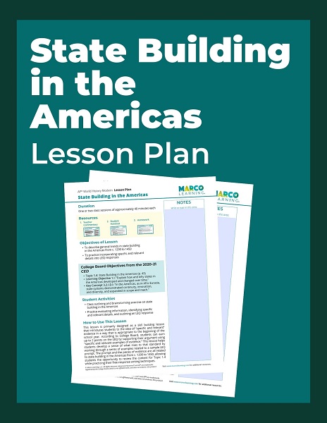 State Building in the Americas Lesson Plan