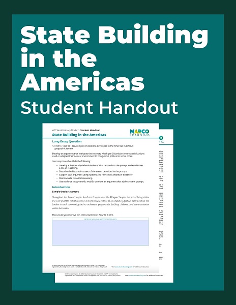 State Building in the Americas Homework Thumb