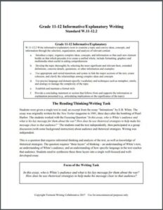 executive summary benchmark assessment essay