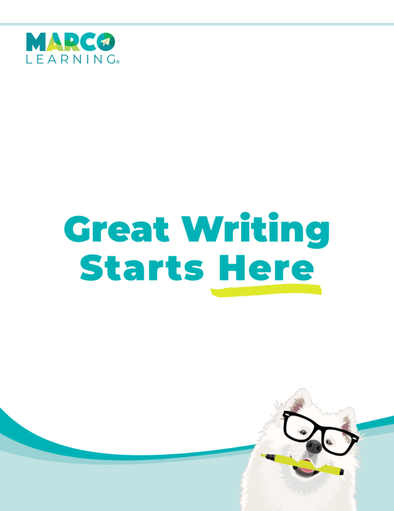 Cover of Marco Learning sales booklet